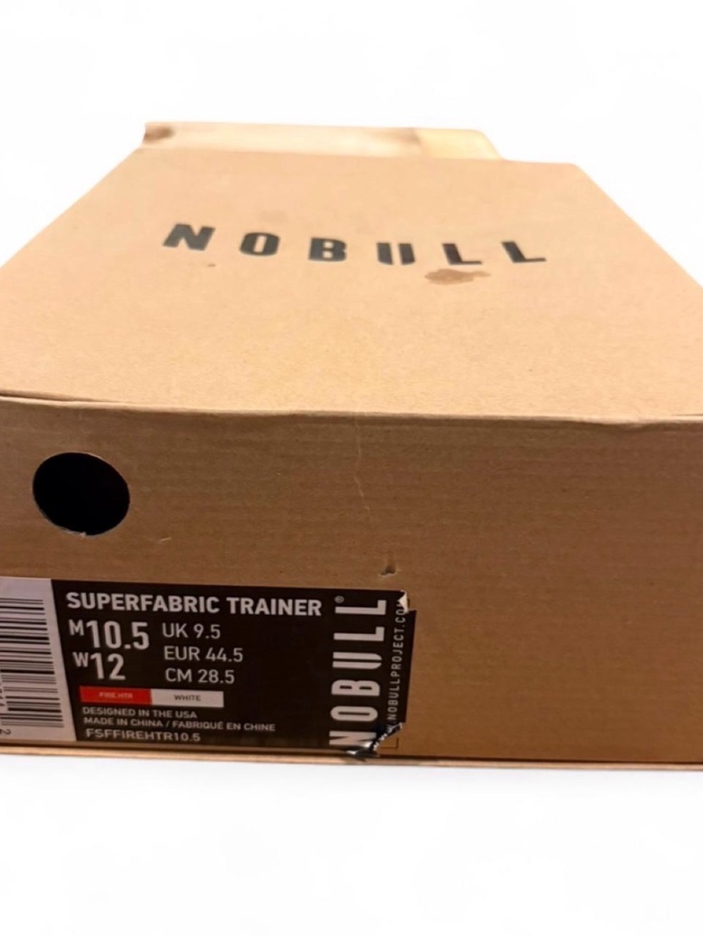 NOBULL Superfabric Fire Heather Red Knit Cross-Training Cross Fit Gym Shoes - Picture 6 of 6